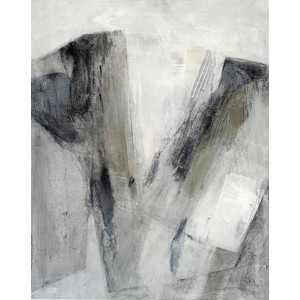 Under the Land, acrylic, gesso and graphite on board, 50 x 40cm	