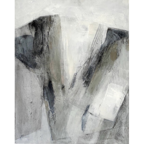 Under the Land, acrylic, gesso and graphite on board, 50 x 40cm	