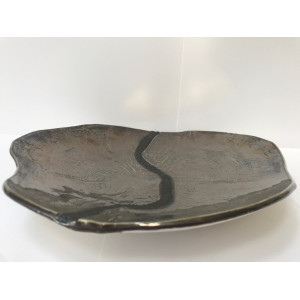 Bronze River Plate, ceramic
