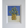 Clover and buttercups, acrylic on board, 18 x 26cm