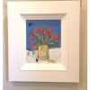 Tulips, acrylic on board, 20 x 26cm
