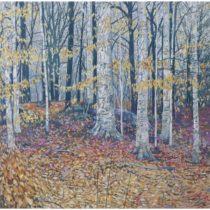 Fall, oil on canvas, 50 x 50cm
