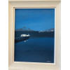 Harbourside Night, acrylic on board, 30 x 22.8cm