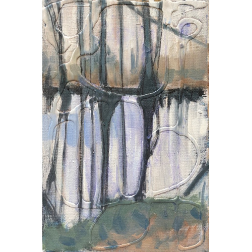 Abbotswood, acrylic on canvas, 29.5 x 19.5cm	